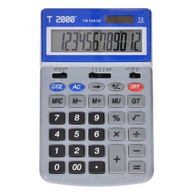 Calculator de birou T2000, 12 digiti, cu 4 taste de memorie si GT