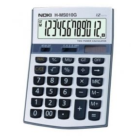 Calculator de birou Noki HMS010, 12 digiti, gri