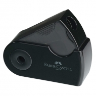 Ascutitoare plastic simpla Sleeve-Mini neagra Faber Castell