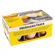 Creta forma ou pentru desen pe asfalt 6 culori / set Eberhard Faber