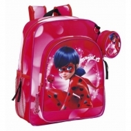 Ghiozdan Junior + gentuta Ladybug Marinette 32 cm