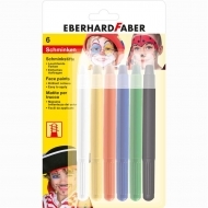Set pictura pentru fata creioane retractabile 6 culori/set Eberhard Faber