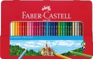 Creioane colorate 36 culori/cutie Metal Faber Castell

