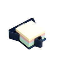 Notes cub autoadeziv cu suport 76 x 76 mm Stick''n 400 file, 4 culori pastel
