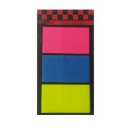 Stick index plastic 45 x 25 mm, 3 culori neon