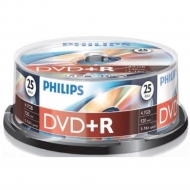 DVD+R Philips 4.7GB 16X, 25 buc/bulk