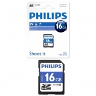 Card memorie SDHC, clasa 10, Philips 16GB
