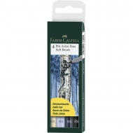 Marker varf tip pensula soft brush 4 buc/set Faber Castell