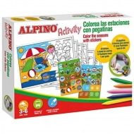 Set creativ Alpino Activity Stickers - Season of the year