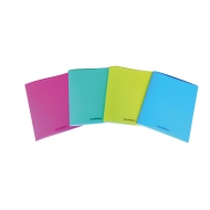 Caiet A4 36 file, coperti plastic transparent color, AURORA - velin