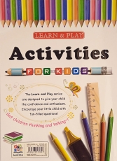 Caiet educativ de colorat "Learn and Play" coperta 3D, 18 file - activitati
