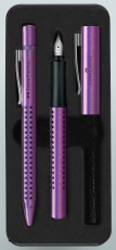 Set cadou stilou + pix Grip 2011 Faber Castell glam violet
