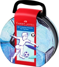 Carioca 33 culori/set Fotbal Connector Faber Castell