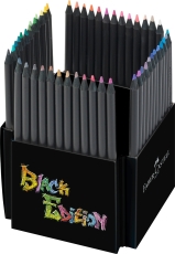 Creioane colorate 50 culori/set Black Edition Faber Castell