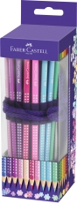Rollup 20 creioane colorate + 1 creion grafit Sparkle + accesorii Faber Castell