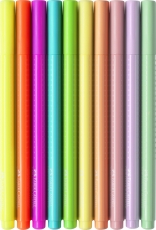 Carioca grip pastel + neon 10 culori/set Faber Castell