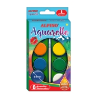 Acuarele Alpino 8 culori/cutie + pensula