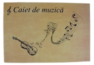 Caiet muzica, 16 file