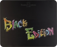 Creioane colorate 100 culori/set cutie metal, Black Edition Faber Castell