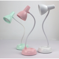Lampă de birou mare cu braț flexibil din plastic