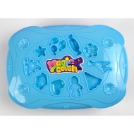 Plastilină "play dough" în cutie plastic, capac cu șabloane, 24 culori și accesorii modelat, No.8821