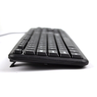 Tastatura USB rezistenta la apa, 107 taste, culoare negru 