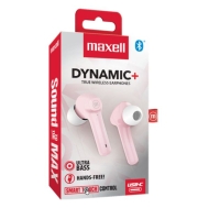 Casti bluetooth TWS DYNAMIC + earbuds roz Maxell