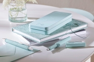 Set cadou stilou B + pix XB Poly Faber Castell bleu caraibe