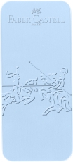 Set cadou stilou M + pix GRIP 2010 Faber Castell bleu sky