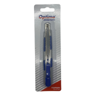 Cutter Optima Premium, lama  9mm SK5, sina metalica, zinc cu rubber grip