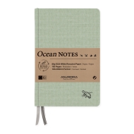 Caiet A5, 192 file, 80 g/mp, coperta panza verde, Aurora Ocean - dictando