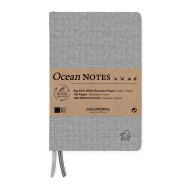 Caiet A5, 192 file, 80 g/mp, coperta panza gri, Aurora Ocean - dictando