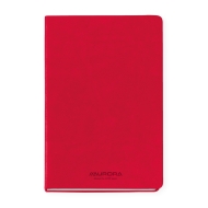 Caiet A5, 192 file, 80 g/mp, coperta soft-touch rosu, Aurora Capri - dictando