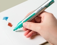 Marker acrilic varf 2 mm metalizat 6 buc/set DMAST BY PEBEO
