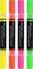 Marker acrilic SHAKE&PAINT culori neon, 4 buc/set Faber Castell