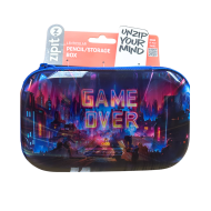 Penar cu fermoar ZIPIT Lenticular Top Storage Box - Futuristic Navy
