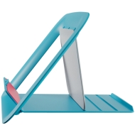 Suport ergonomic LEITZ Ergo Cosy, pentru laptop, ajustabil, albastru celest