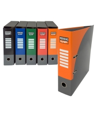 Biblioraft plastifiat + cutie, 8 cm, Working-Up