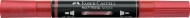 Marker acrilic multimark 296 ROSU METALIZAT Faber Castell
