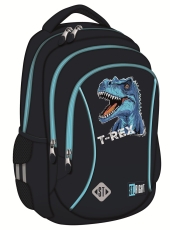 Ghiozdan clasa 0 BP-26 BLUE T-REX St.Right Majewski