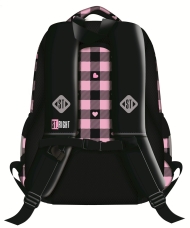 Ghiozdan clasa 0 BP-26 PINK CHECKERED St.Right Majewski