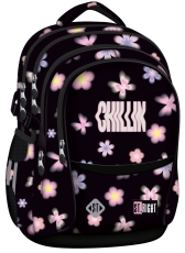 Ghiozdan clasele V-VIII BP-01 FLOWER MOOD St.Right Majewski