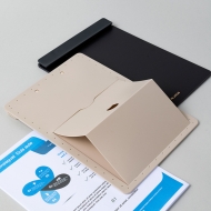 Clipboard simplu cu suport vertical NUSIGN Deli - gri