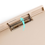 Clipboard simplu cu suport vertical NUSIGN Deli - negru