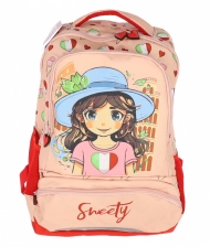 Rucsac clasele I-IV 3 fermoare SWEETY Pigna