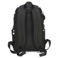 Rucsac gimnaziu 2 fermoare HOLOGRAFIC NEGRU ARGINTIU Pigna