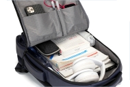 Rucsac laptop/voiaj inteligent, 4 fermoare - negru