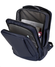 Rucsac laptop/voiaj inteligent, 4 fermoare - albastru