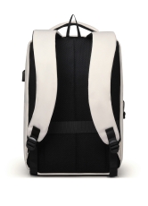 Rucsac laptop inteligent, 6 fermoare, intaritura spate - roz