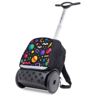 Ghiozdan troller Nikidom Roller Up XL Space Doodles
